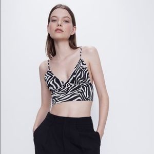 Y2K zara bra top